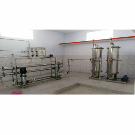 1500 LPH R O Plant in Zambia, Stainless Steel