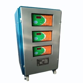 15KVA Three Phase Servo Voltage Stabilizer Air Cooled Digital Type, 340V
