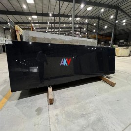 16 mm Rajasthan Black Galaxy Granite, For Flooring