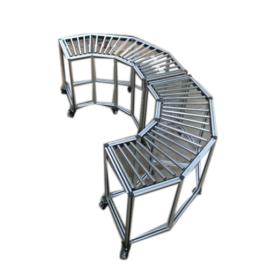 180 Degree Aluminum Gravity Roller Conveyor