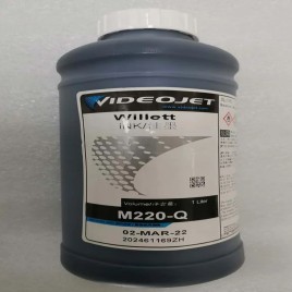 1L Black Videojet Willett Printing Ink, Packaging Size: 1 Litre