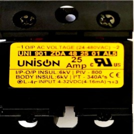 2 A Signal relay UNISON SSR 16 AMPS, SSR 25 AMPS, SSR 50 AMPS , SSR 90 AMPS, For Inustral, DC