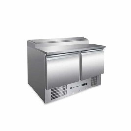 2 Door Refrigerated Prep Counter suitable for 5 x GN 1/6 pans