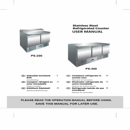 2 Door Refrigerated Prep Counter suitable for 5 x GN 1/6 pans