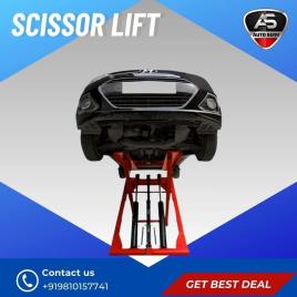 2 Post Scissor Car Washing Lift