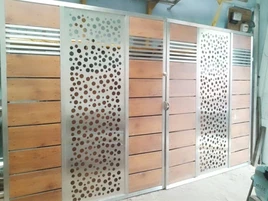 2 Stainless Steel Laser Cutting Gates, Material Grade: 304, for Home