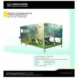20 Litre Automatic Jar Filling Machine in Nepal, Capacity: 120 Jars/Hr