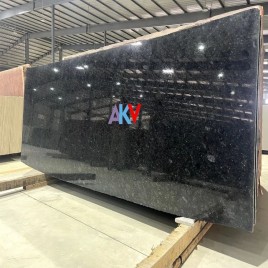 20 mm Rajasthan Ocean Black Majestic Granite Slab