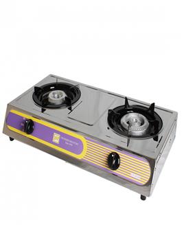 2 Burner Commercial Gas Stove, Stainless Steel