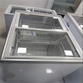 Glass Top Deep Ice Cream Freezer
