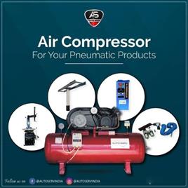Auto Serv 5 HP Air Compressor, 8 Bar, Capacity: 300 L Tank