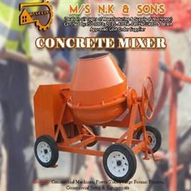 Diesel Engine Semi-Automatic Concrete Mixer, 480 Liters