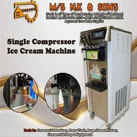 Single Compressor Ice Cream Machine