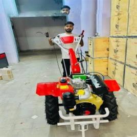 Mild Steel 9 Hp Power Tiller Seed Drill, Automatic Seed Drill Machine