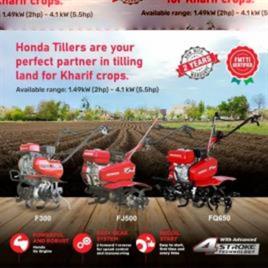 4 Stroke Honda Fj500 Tiller, 5.5 HP