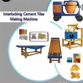 Manual Designer Tiles Making Machine, Capacity: 1000 Blocks per Hour