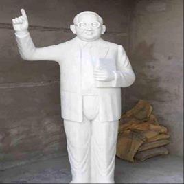 Marble Ambedkar statue  Size 7 feet