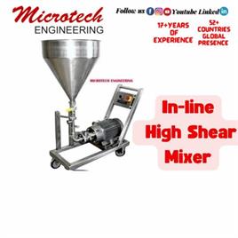 Standard Stainless Steel In-line High Shear Mixer, Capacity: 1hp 100 hp above, Model: hsm