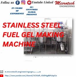 Stainless Steel Gel Fuel Making Machine
