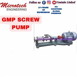 MICROTECH ENGINEERING Stainless Steel GMP Screw Pump, Standard, Model Name/Number: Me-sp