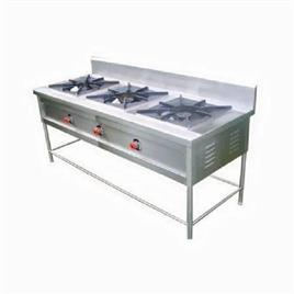 Stainless Steel Three Burner Range