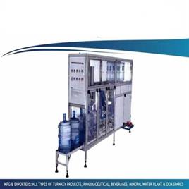 20 ltr jar rinsing filling and capping machine