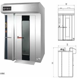 Rack Oven SV Turntable or Hook Lifting System