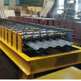 Container wall panel sheet forming machines