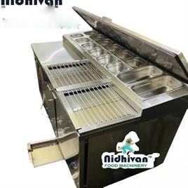 Pizza Makeline Machine, For Commercial Use, Size: 4 Feet