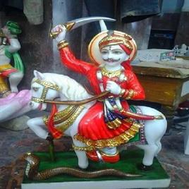 Marble bhomiya Baba statue 2feet