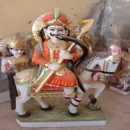 Marble Tejaji Maharaj statue 2feet