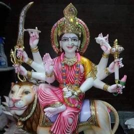 Marble Durga Mata Statue