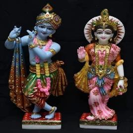 Marble Radha Krishna Statue