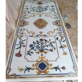 Multicolor Marble Table Top, Rectangular, 8 Mm