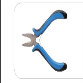 HT1P056 Precision bent pliers 130 mm