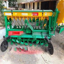 Stainless Steel NSS-11 National Agro Super Seeder, For Agriculture, Tractor HP: 40 hp