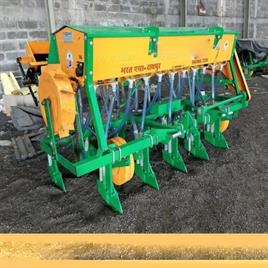 Mild Steel National Zero Till Ferti Seed Drill with Multi crop Machine, For Agriculture, 6 inches