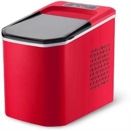 Ice Cube Machine 14 Kg Bullet Shape Portable Red
