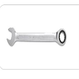 HT1R059 Combination ratchet spanner with flex head, CrV steel, 19 mm, 72T