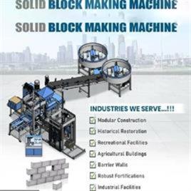 Automatic Solid Block Making Machine