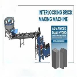 Automatic Solid Interlock Brick Making Machine, 800 Per Hour