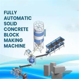 Fully Automatic Solid Concrete Block Making Machine
