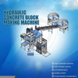Concrete Solid Hydraulic Block Making Machine, Automatic