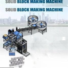 Automation Grade: Fully Automatic Solid Block Making Machine, Capacity: 500-1000 Blocks per hour