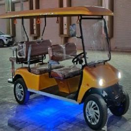EV TECH White 06 seater golfcart electric, 70-80 KM, Vehicle Model: EVF04R02S