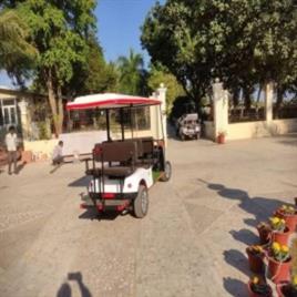 EV TECH White 06 seater golfcart electric, 70-80 KM, Vehicle Model: EVF04R02S