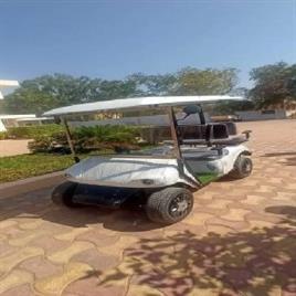 EV TECH White 4 Seater Electric Golf Cart, Loading Capacity: Upto 500 kg, 70-80 KM