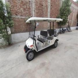 White Golf Carts Six Seater
