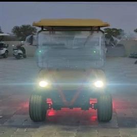 Yellow Club Golf Cart, Maximum Run Per Charge: 80-100 km, Loading Capacity: 500-1000 kg