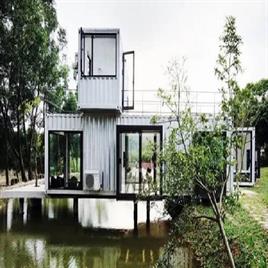 Square Steel Cargo Office Container